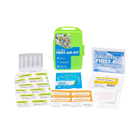 FastAid First Aid Kits FastAid PocKit Plastic Portable First Aid Kit