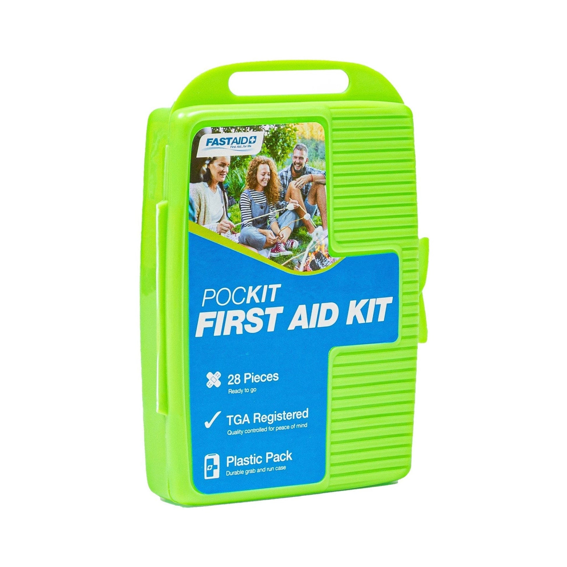 FastAid First Aid Kits FastAid PocKit Plastic Portable First Aid Kit