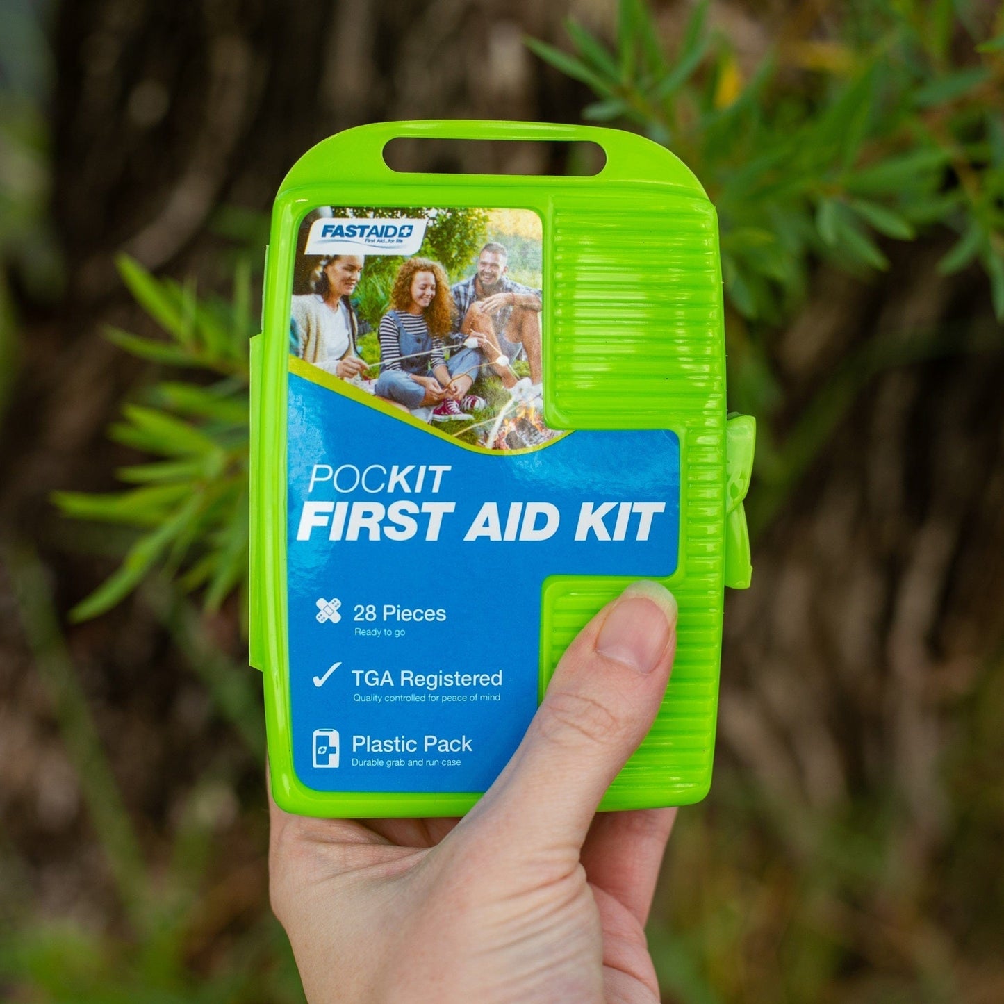 FastAid First Aid Kits FastAid PocKit Plastic Portable First Aid Kit