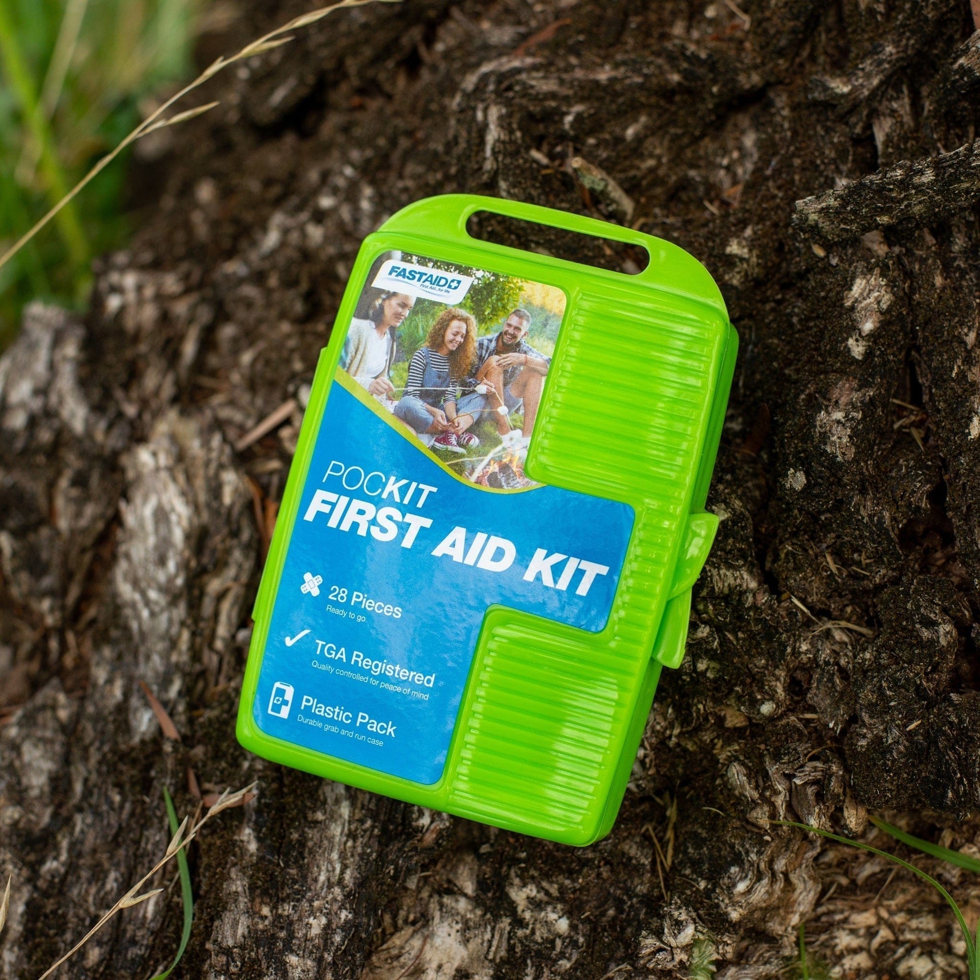 FastAid First Aid Kits FastAid PocKit Plastic Portable First Aid Kit