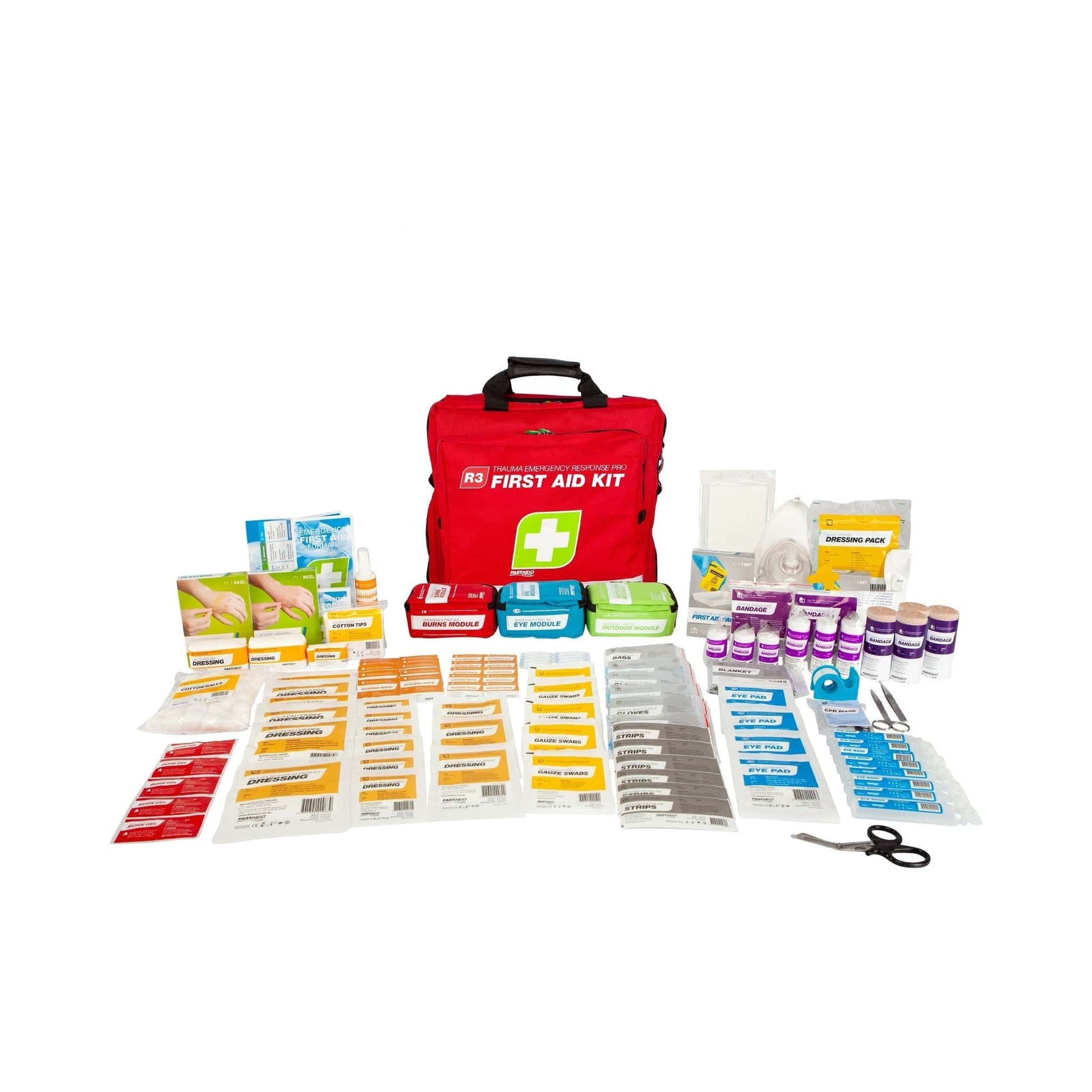 FastAid First Aid Kits FastAid R3 Trauma Emergency Response Pro Soft Pack First Aid Kit