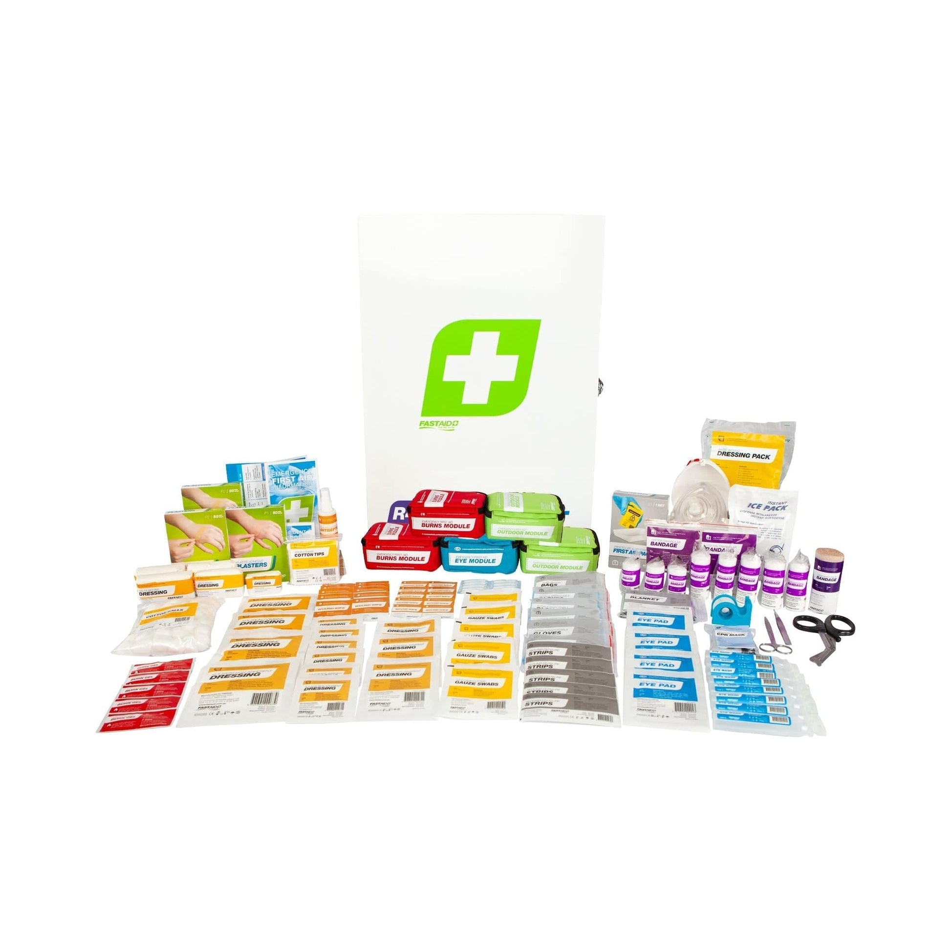 FastAid First Aid Kits FastAid R4 Constructa Medic Metal Cabinet First Aid Kit
