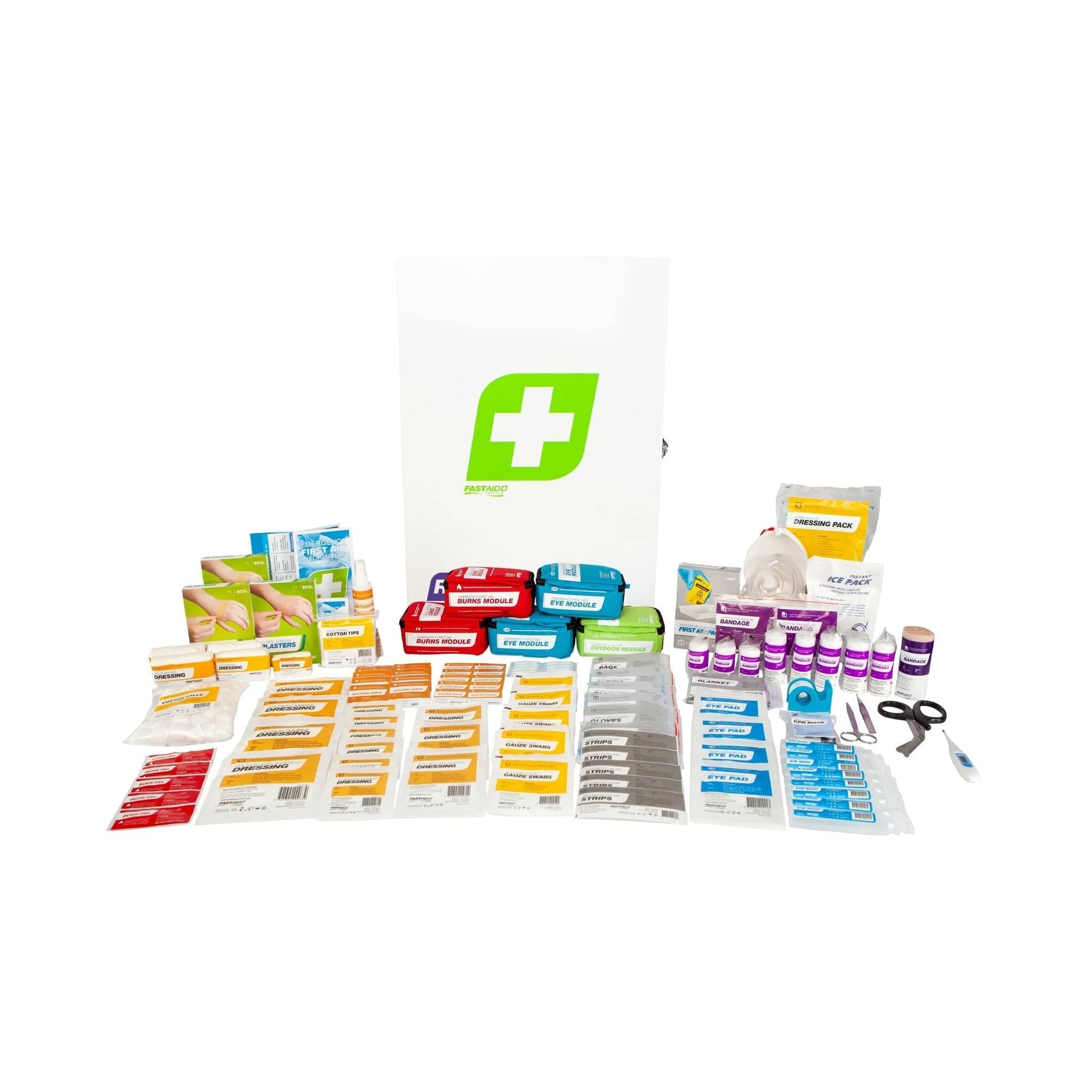 FastAid First Aid Kits FastAid R4 Industra Medic Metal Cabinet First Aid Kit