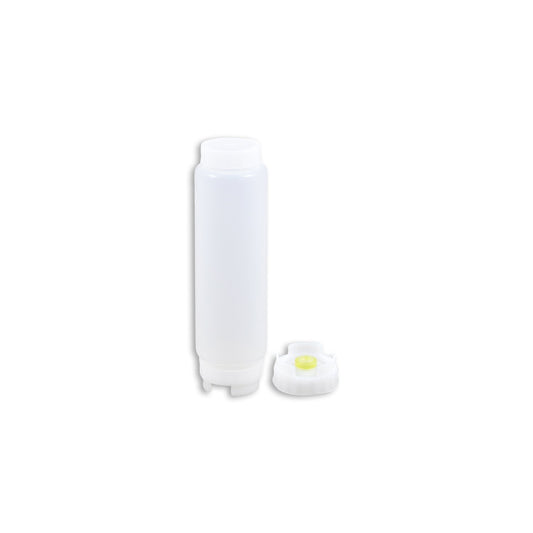 Fifo Kitchen Equipment FIFO Squeeze Bottle 16oz/473ml with Yellow Lid