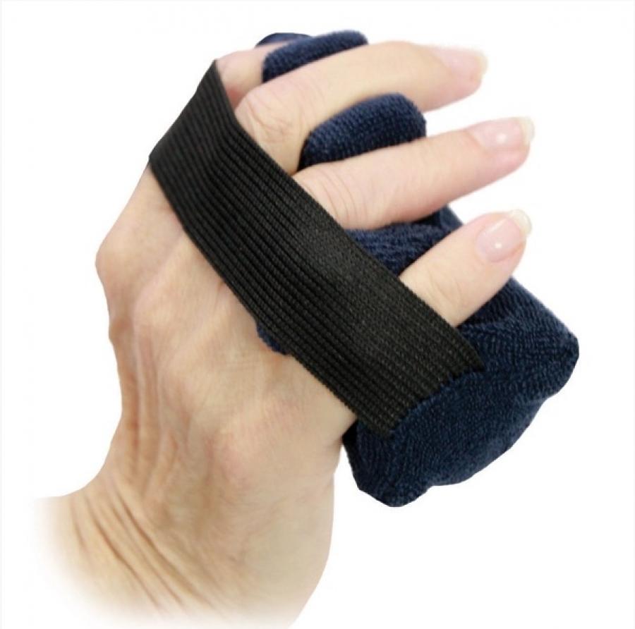 Finger Contracture Cushion — Padded Separators & Thick Elastic Strap