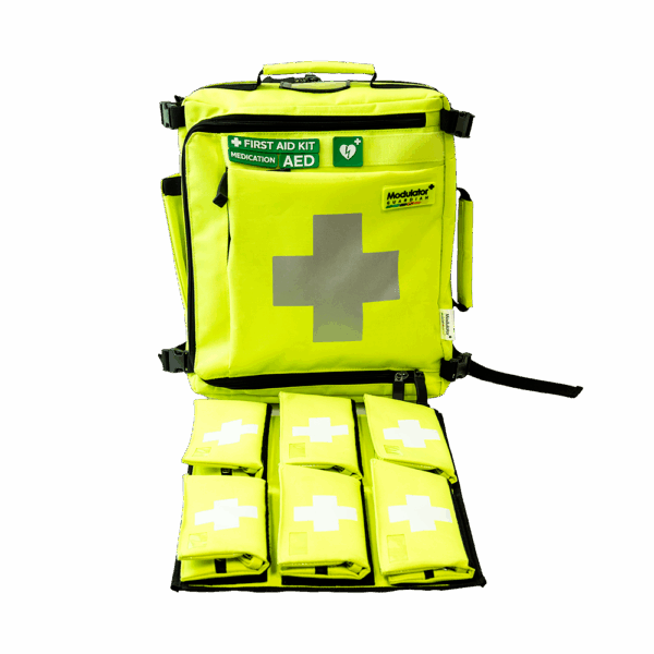 First Aid Backpack with Allergy Medication Storage Board – Emergency Response Kit