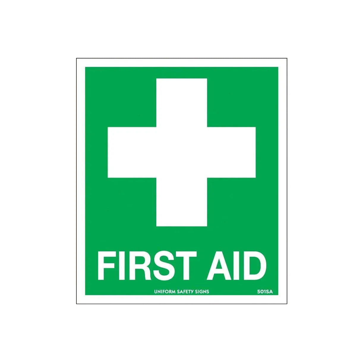 FastAid First Aid Equipment First Aid Kit Sticker, 120 x 140mm