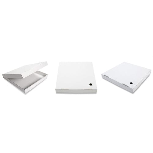 Firstpack Disposable Food Packaging Pack of 100 Firstpack Pizza Box Plain White 11Inch