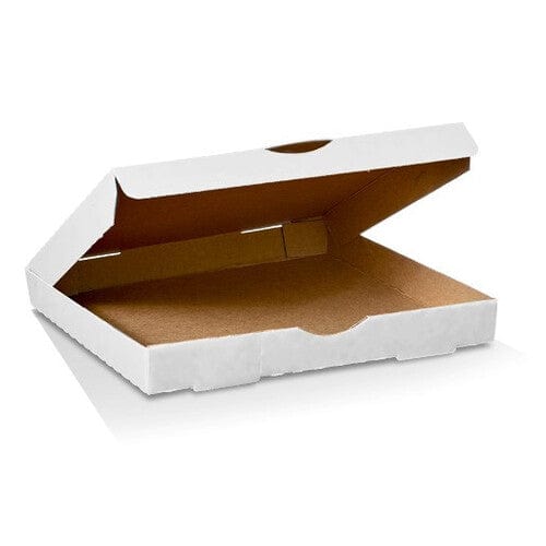 Firstpack Disposable Food Packaging Pack of 100 Firstpack Pizza Box White Plain 9Inch