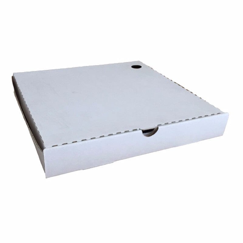 Firstpack Disposable Food Packaging Pack of 100 Firstpack Pizza Box White Plain 9Inch