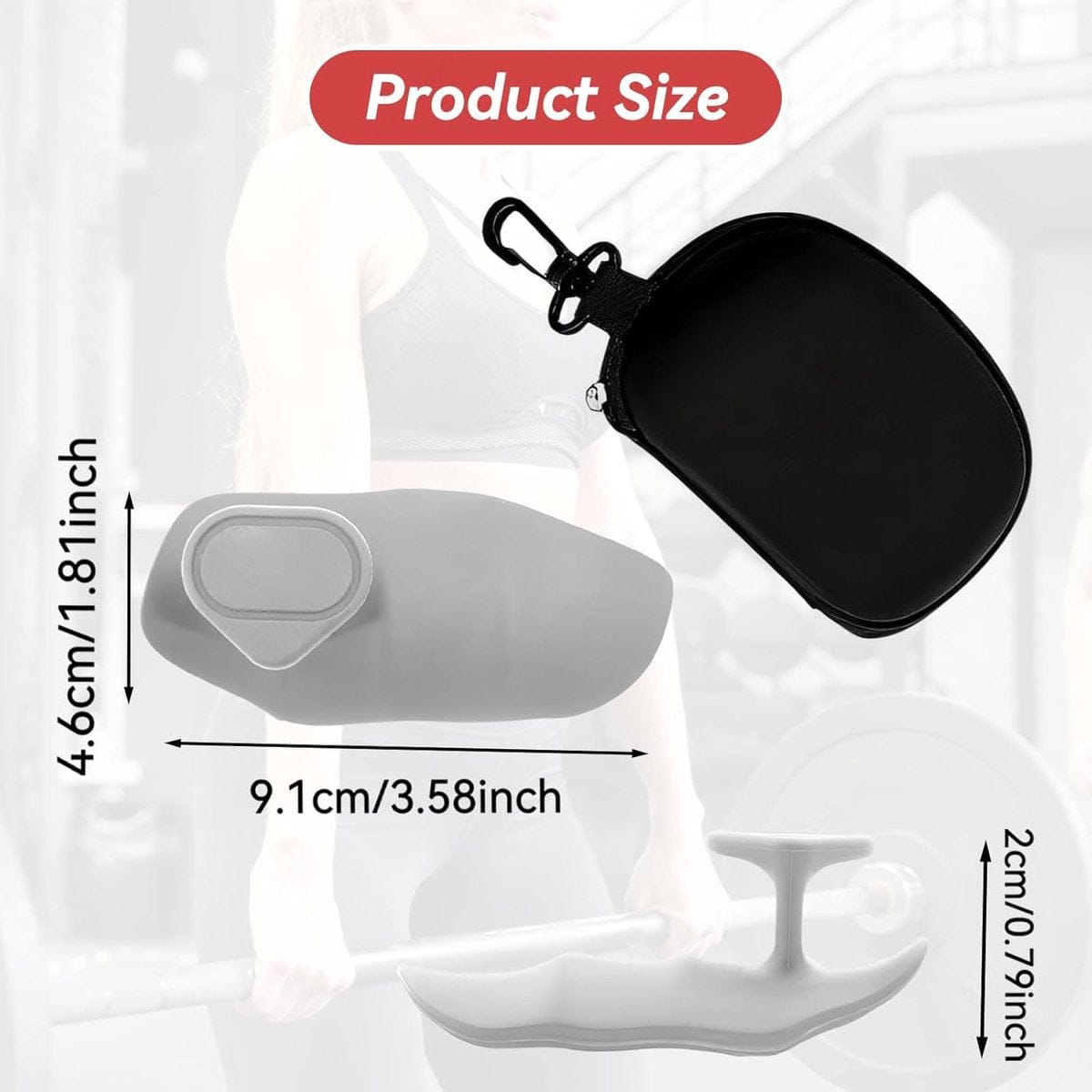 Fitness Strength Training Grips - Rubber Gym Weightlifting Non-Slip Exercise Grips - Breaking Limits Power Grips - Deadlift Straps - Lift Straps - Strength Training - Fingerless Weightlifting Grips - Anti-slip Palm Protectors - 2 Pieces - Black