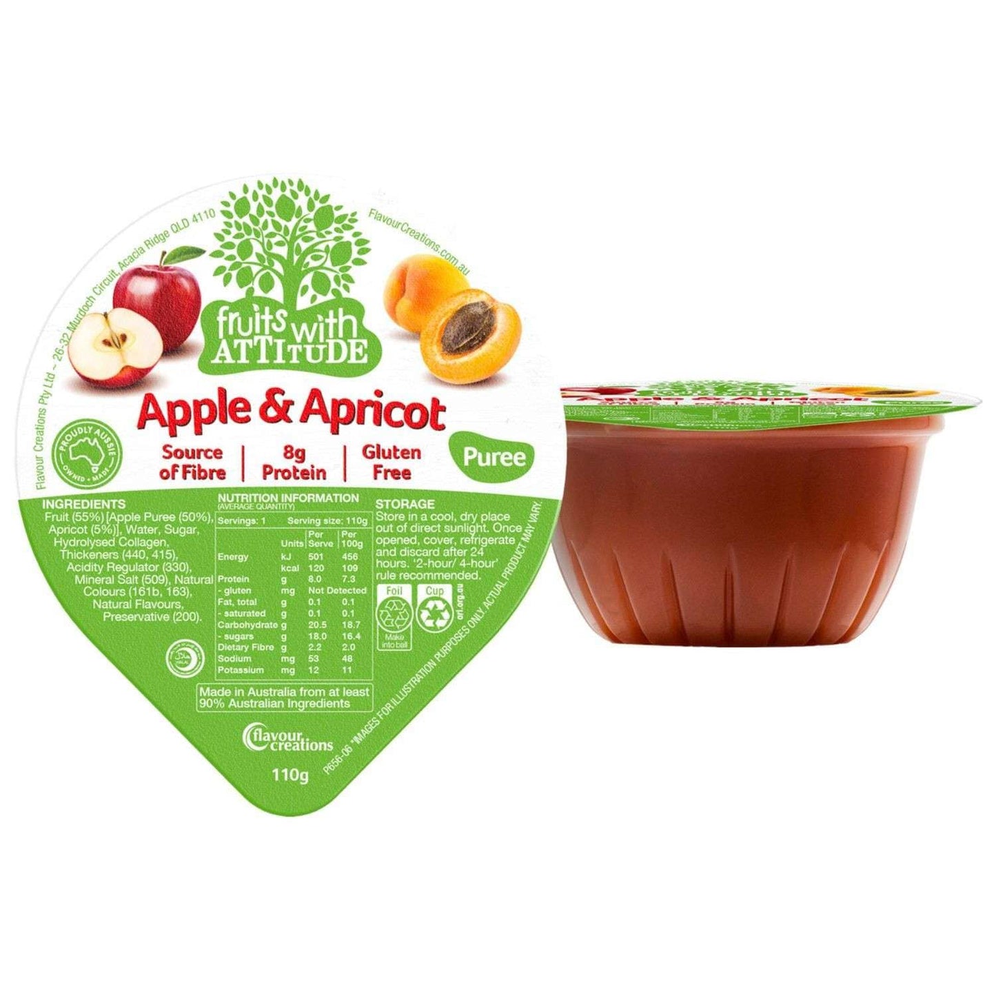 Flavour Creations Fruit with Attitude Apple & Apricot