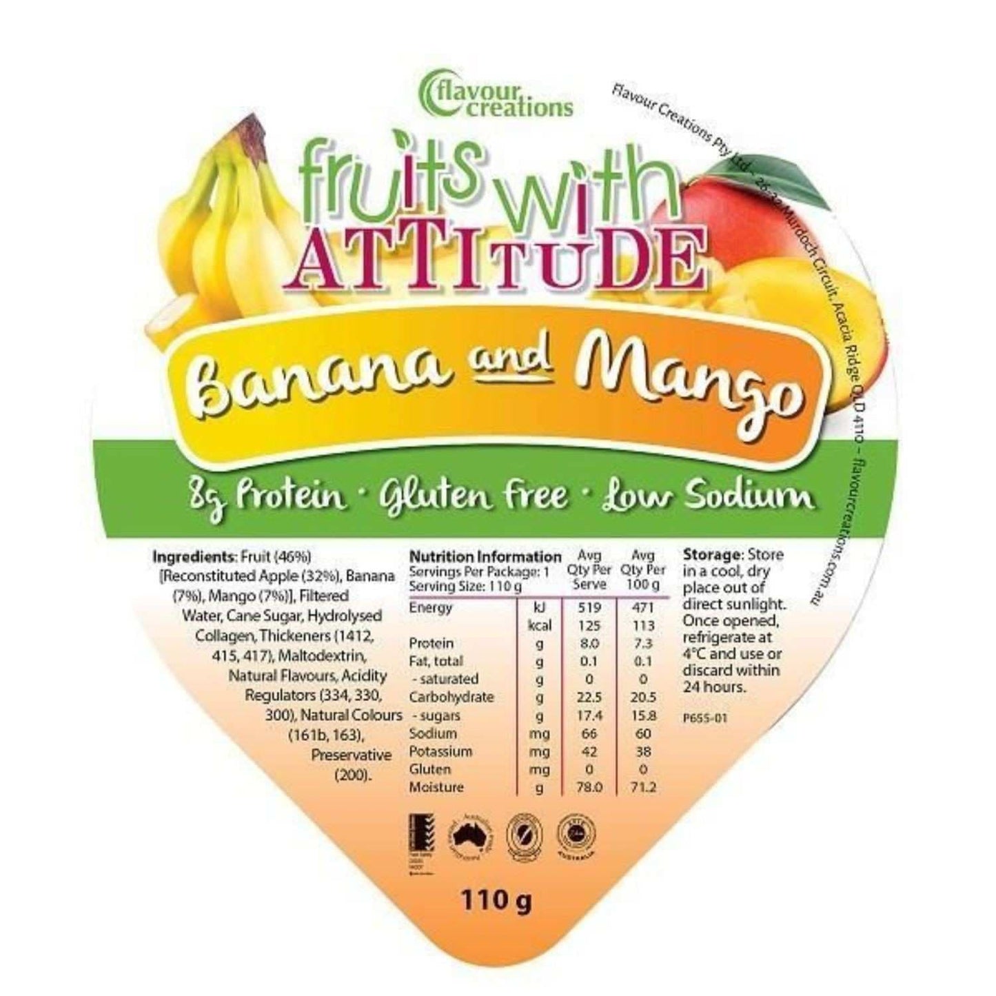 Flavour Creations Fruit with Attitude Banana & Mango