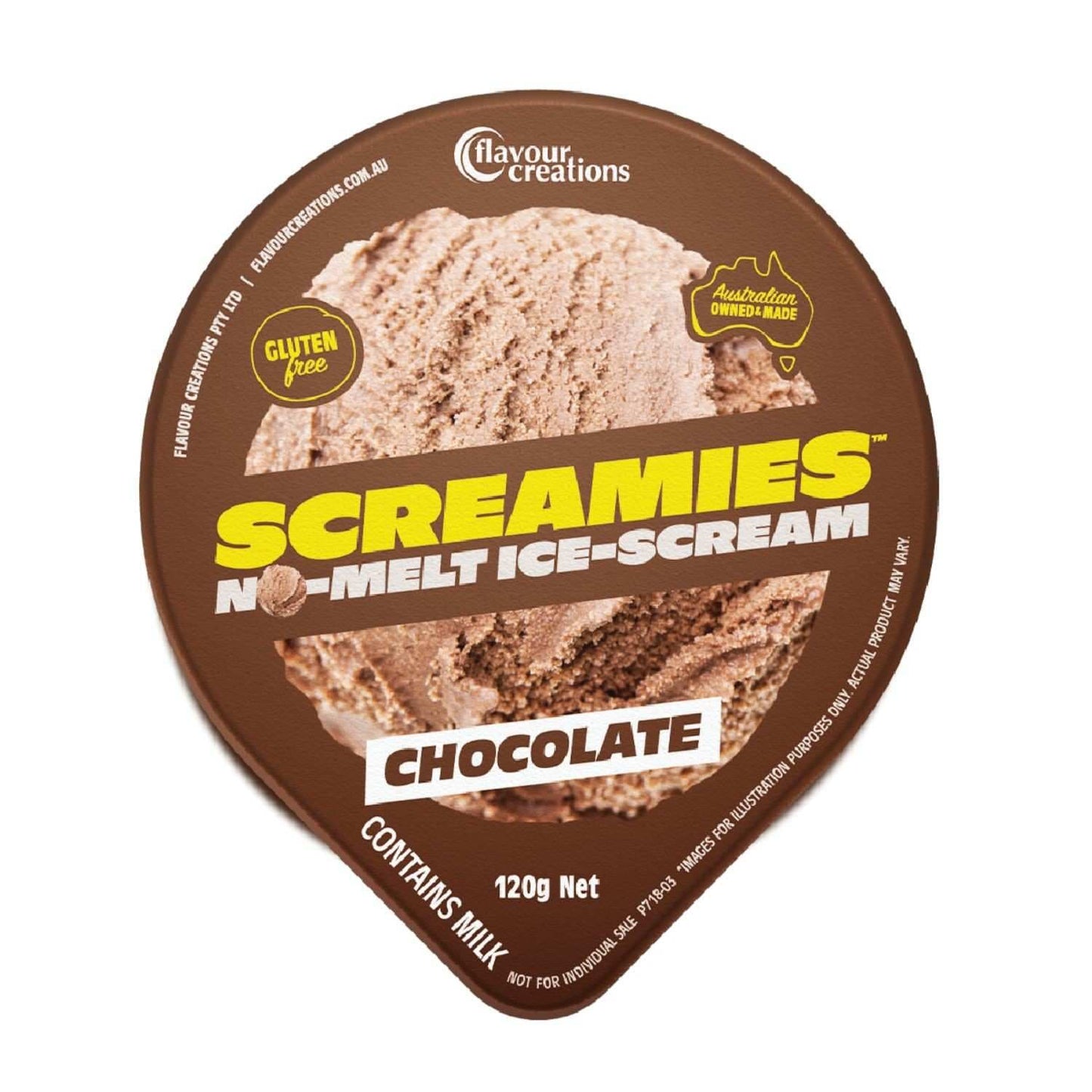 Flavour Creations Screamies No Melt Ice Cream Chocolate