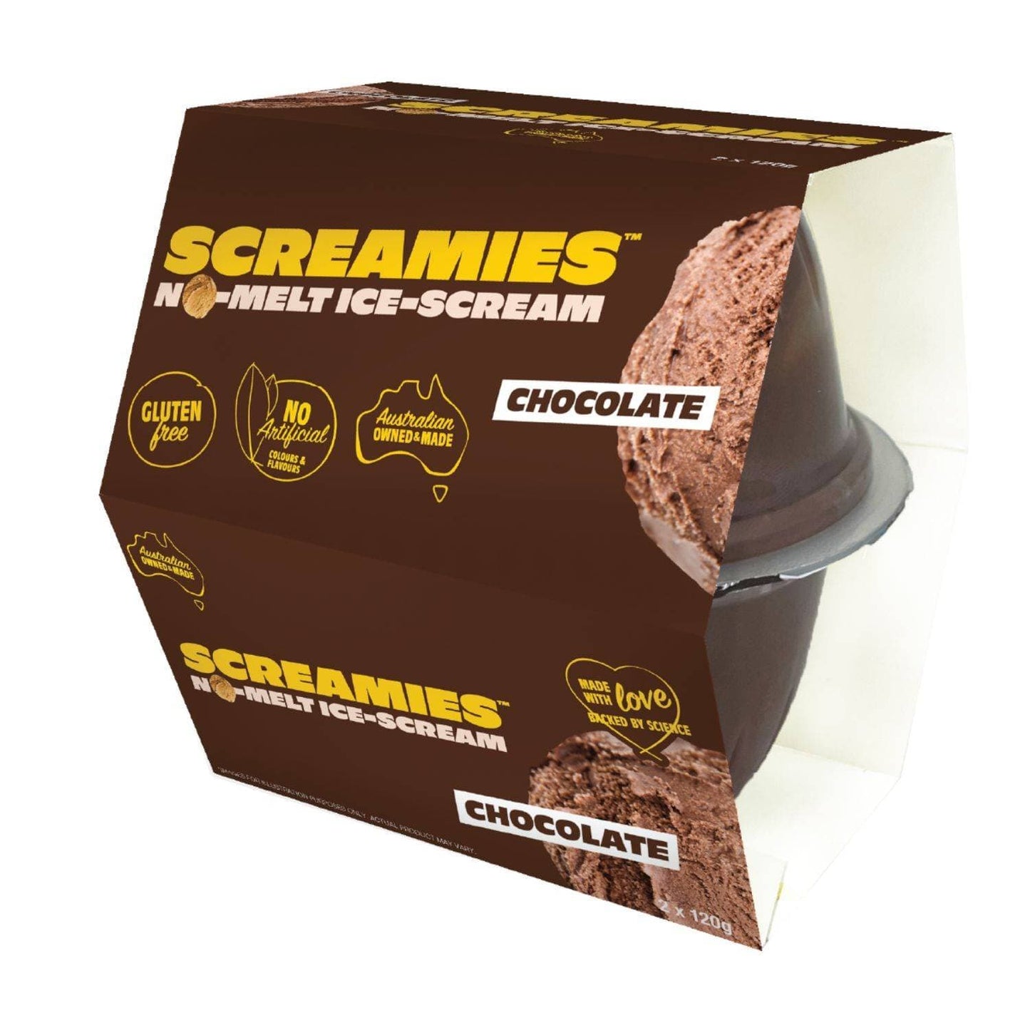 Flavour Creations Screamies No Melt Ice Cream Chocolate