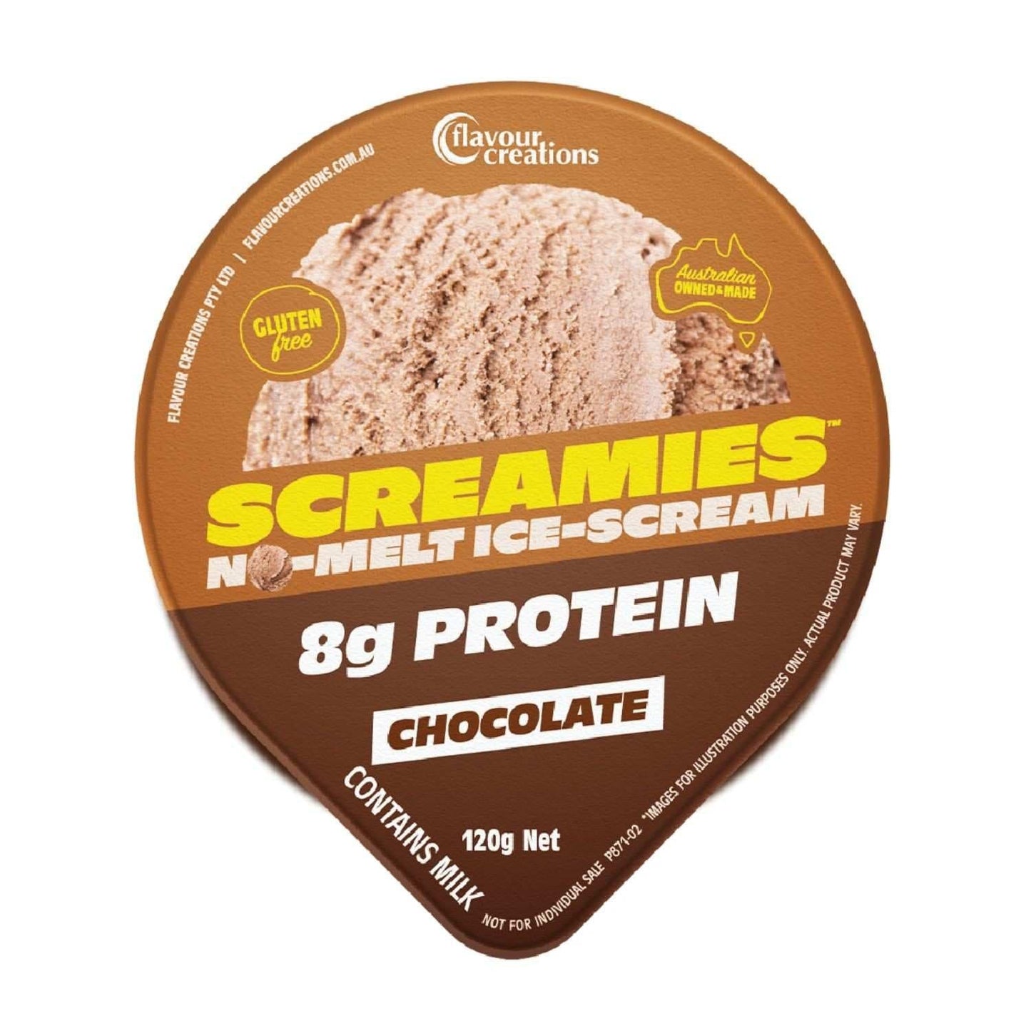 Flavour Creations Screamies No Melt Ice Cream Protein Chocolate