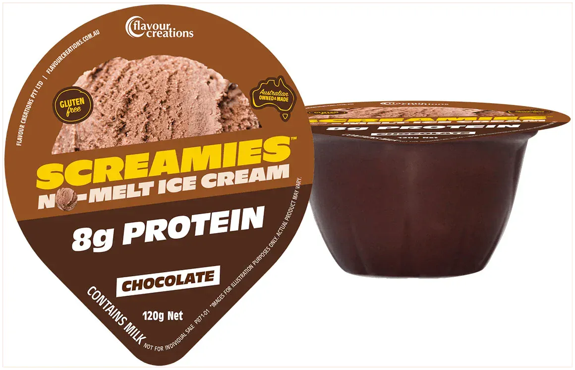 Flavour Creations Screamies No Melt Ice Cream Protein Chocolate