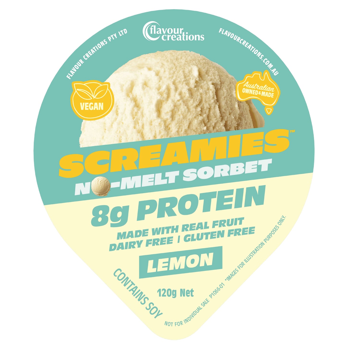 Flavour Creations Screamies No-Melt Sorbet Lemon