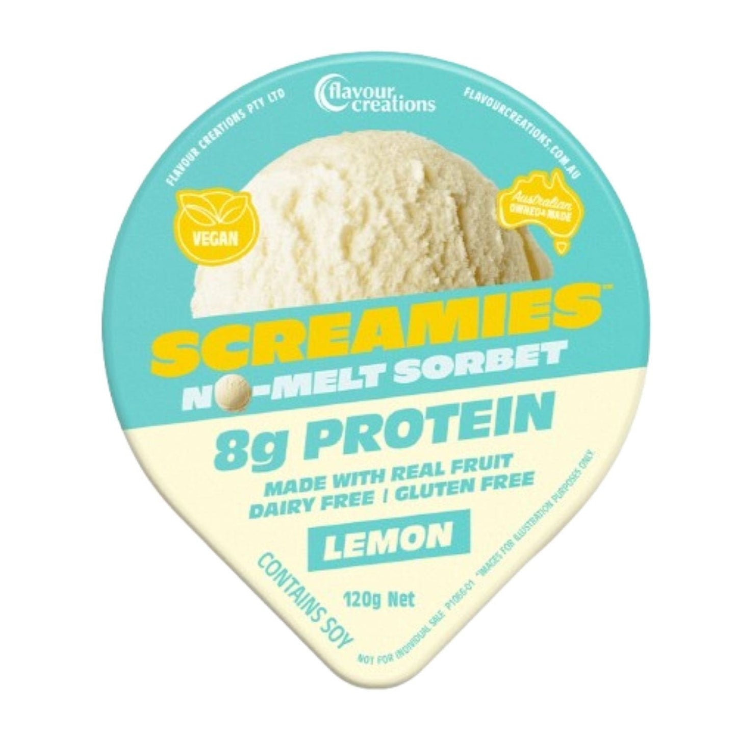 Flavour Creations Screamies No-Melt Sorbet Lemon