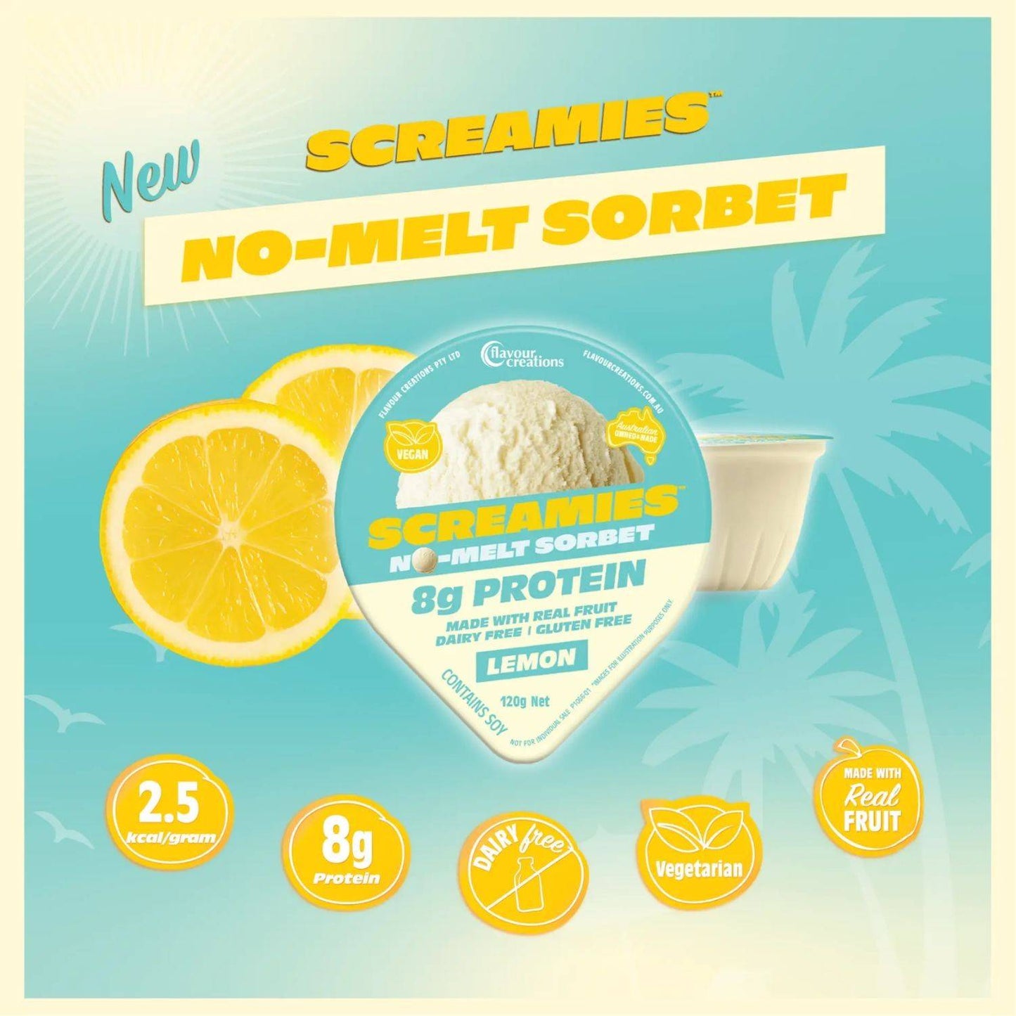 Flavour Creations Screamies No-Melt Sorbet Lemon