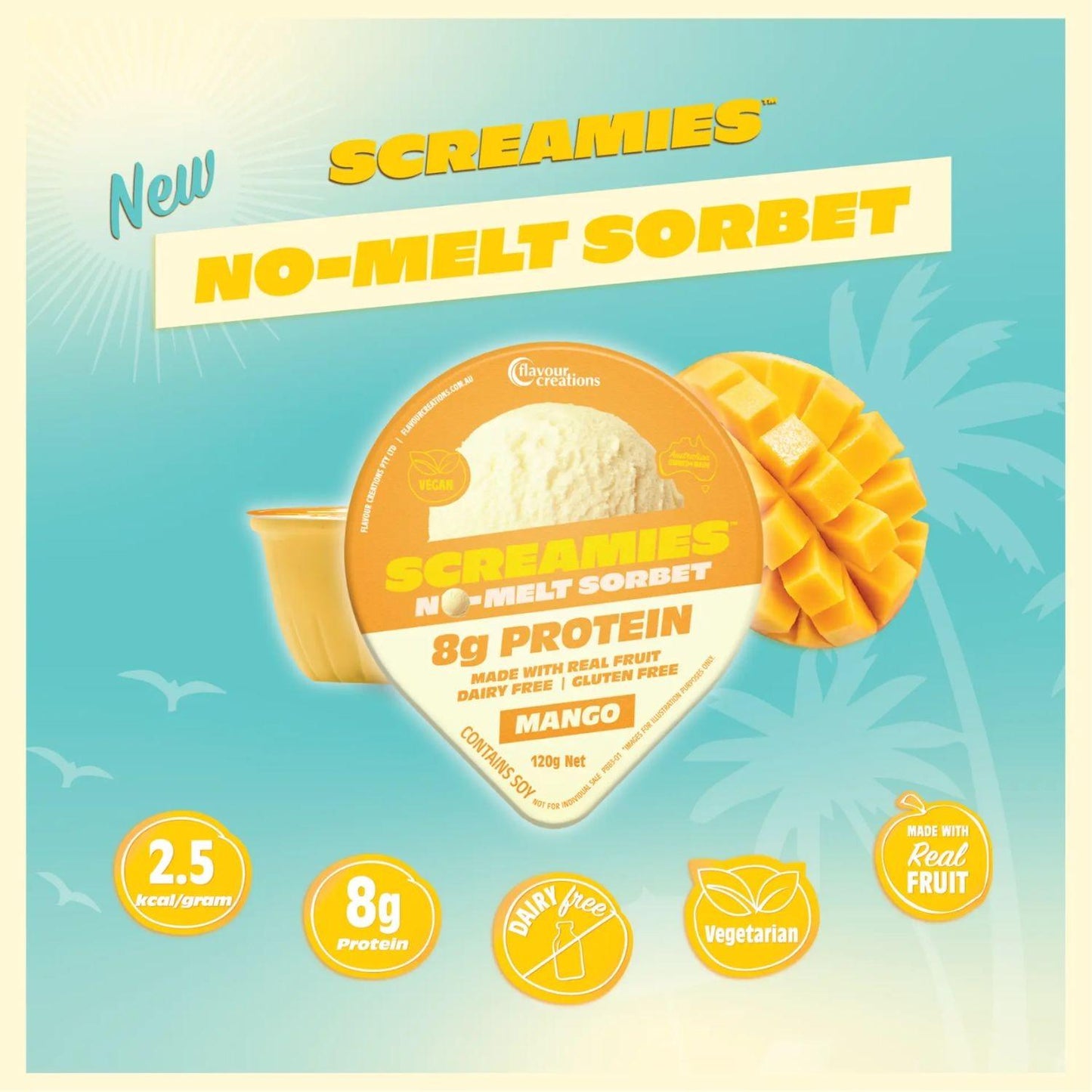 Flavour Creations Screamies No-Melt Sorbet Mango