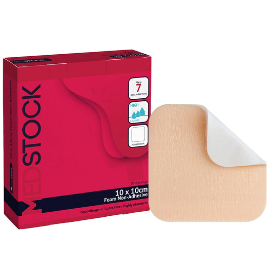 Foam Non-Adhesive Dressing 10cm x 10cm