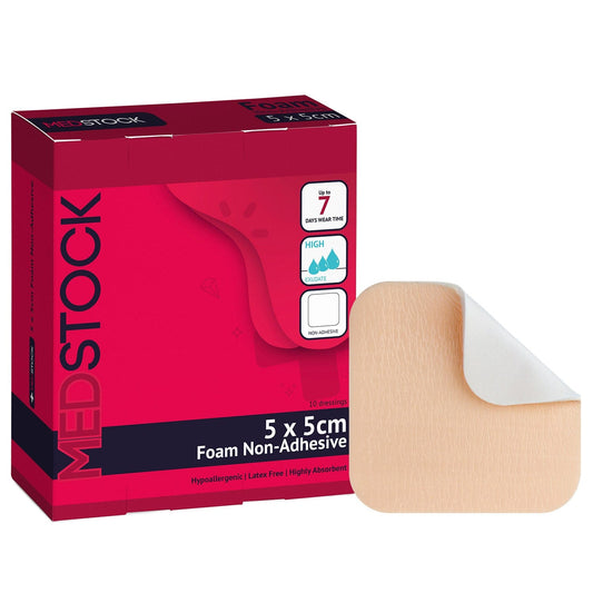 Foam Non-Adhesive Dressing 5cm x 5cm
