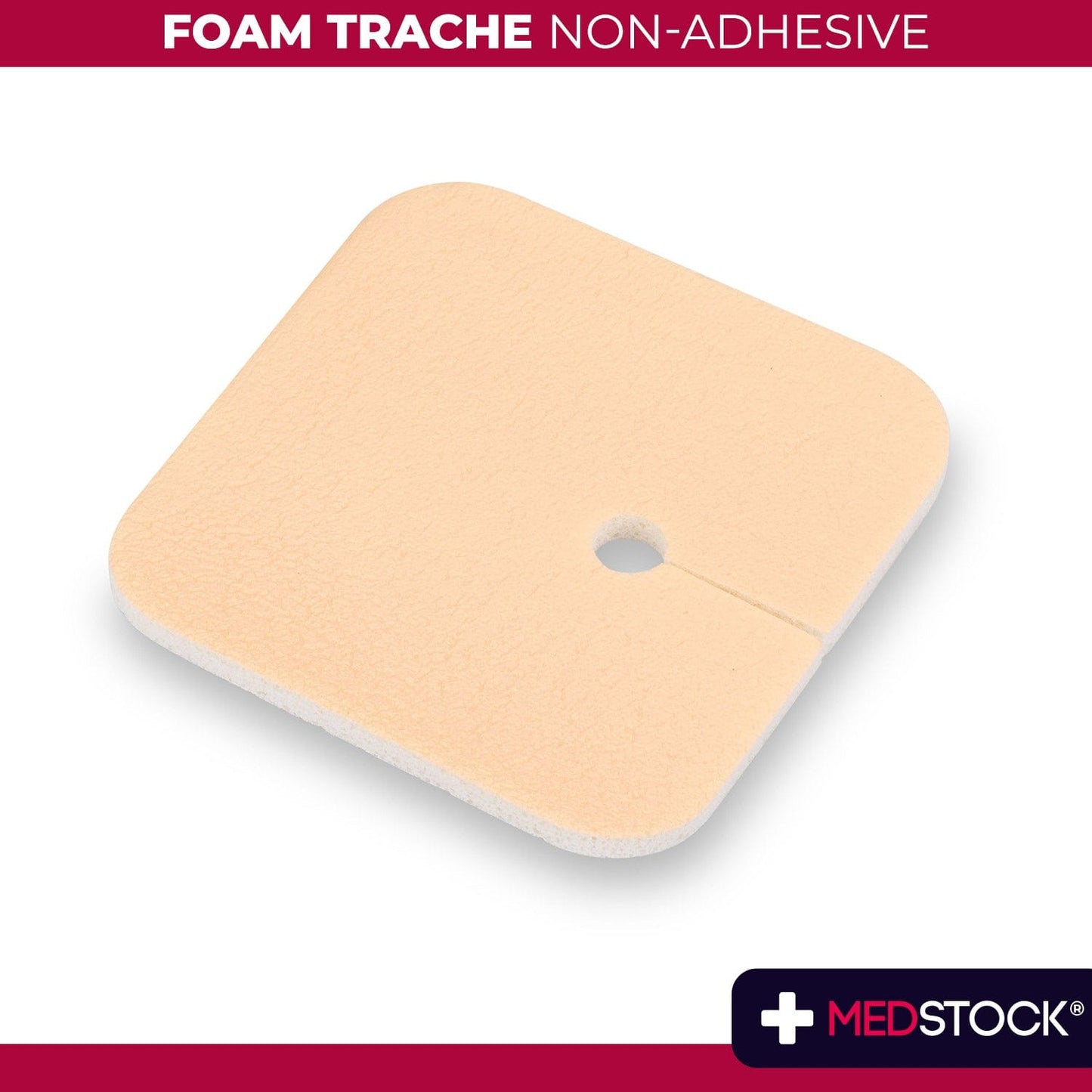 Foam Non-Adhesive Tracheostomy Dressing 9cm x 9cm