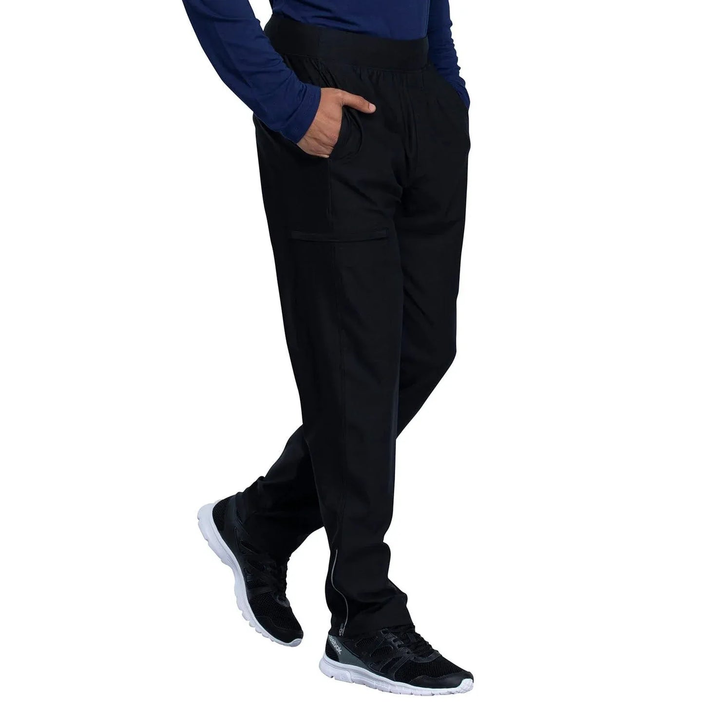 Form by Cherokee Scrub Pants Black / XS Form by Cherokee Men's Scrubs Tapered Leg Pull-on Pant