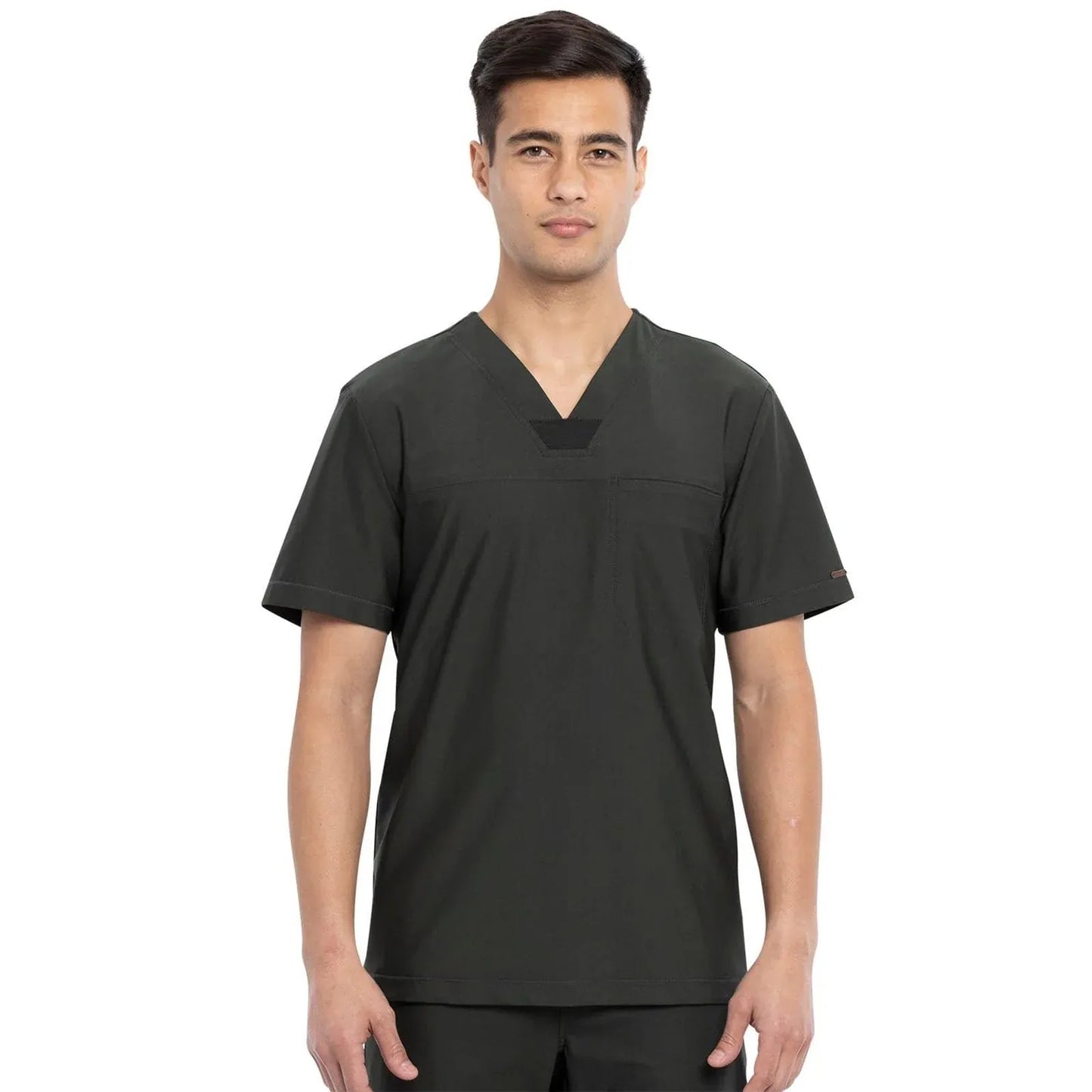 Form by Cherokee Scrub Tops Olive Branch / XS Form by Cherokee Men's Scrubs Tuckable V-Neck Top