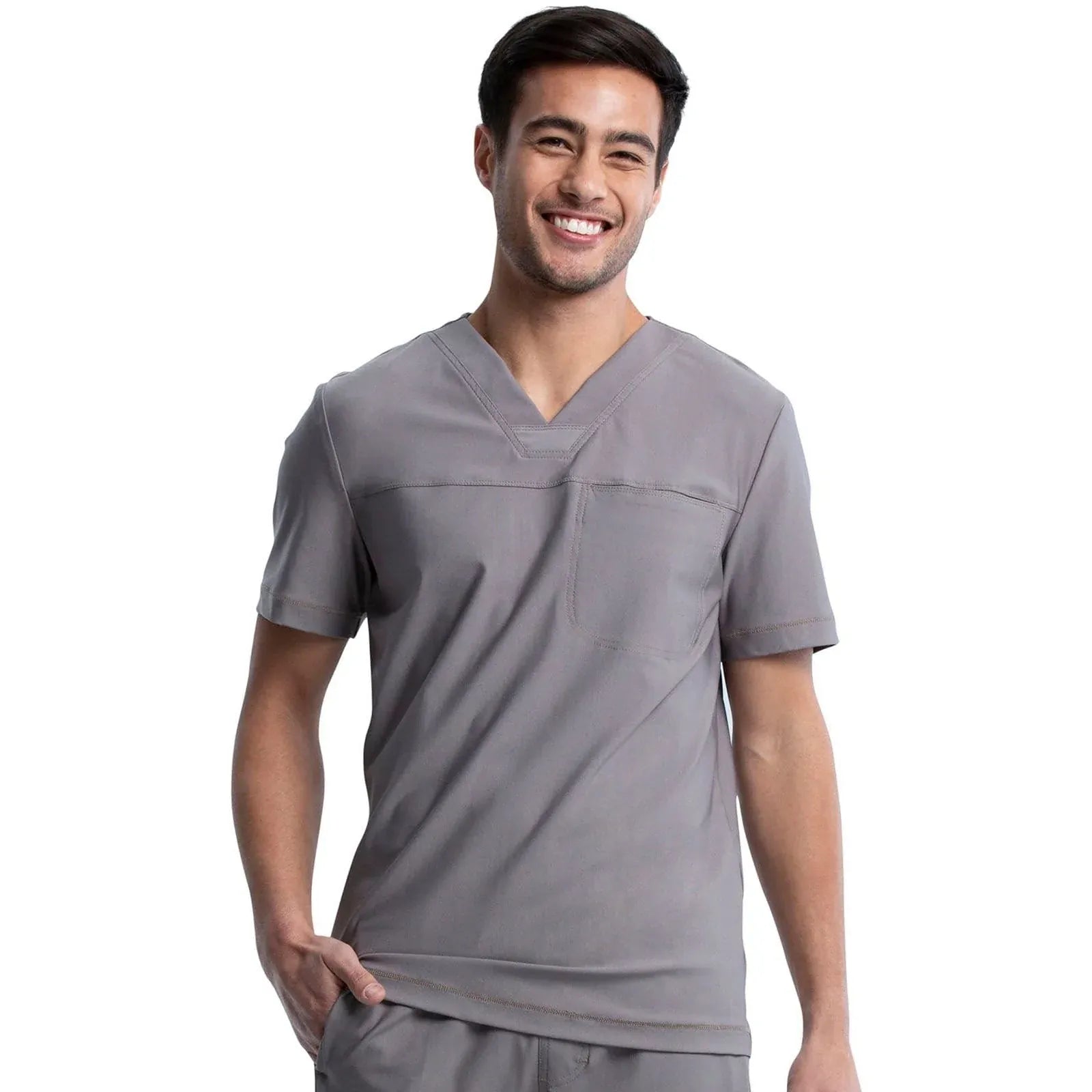 Form by Cherokee Scrub Tops Form by Cherokee Men's Scrubs Tuckable V-Neck Top