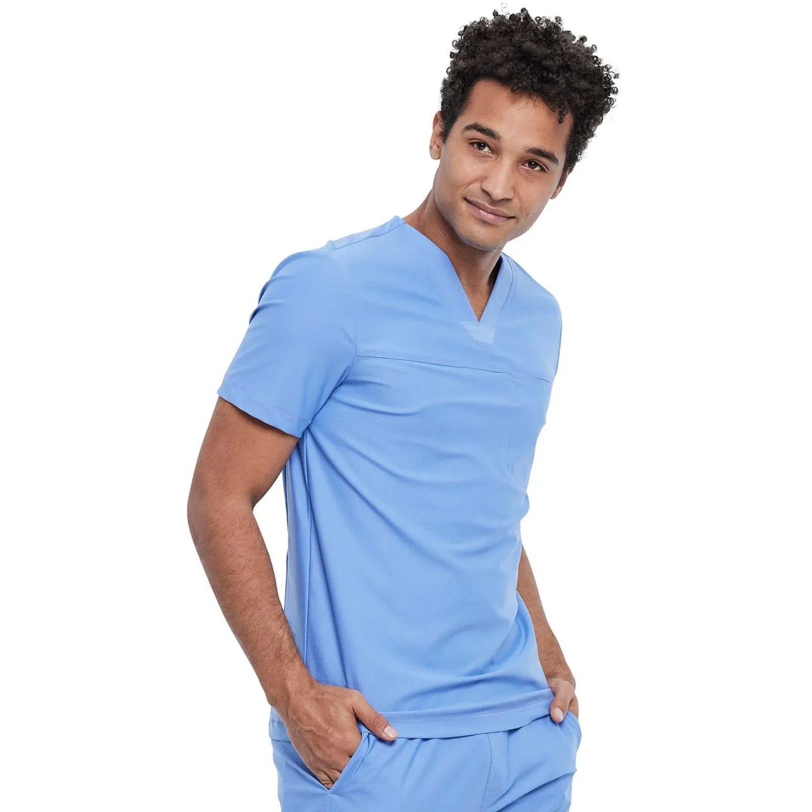 Form by Cherokee Scrub Tops Form by Cherokee Men's Scrubs Tuckable V-Neck Top