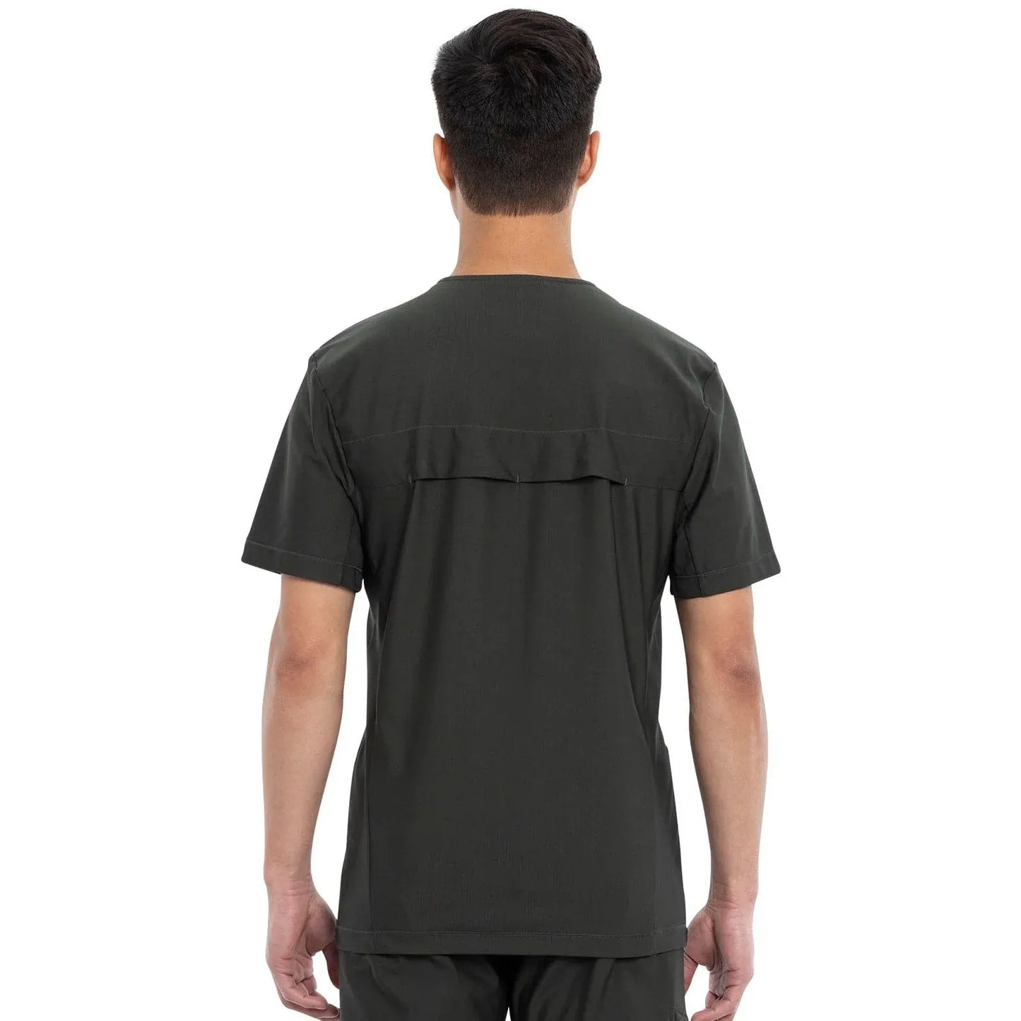 Form by Cherokee Scrub Tops Form by Cherokee Men's Scrubs Tuckable V-Neck Top Olive Branch
