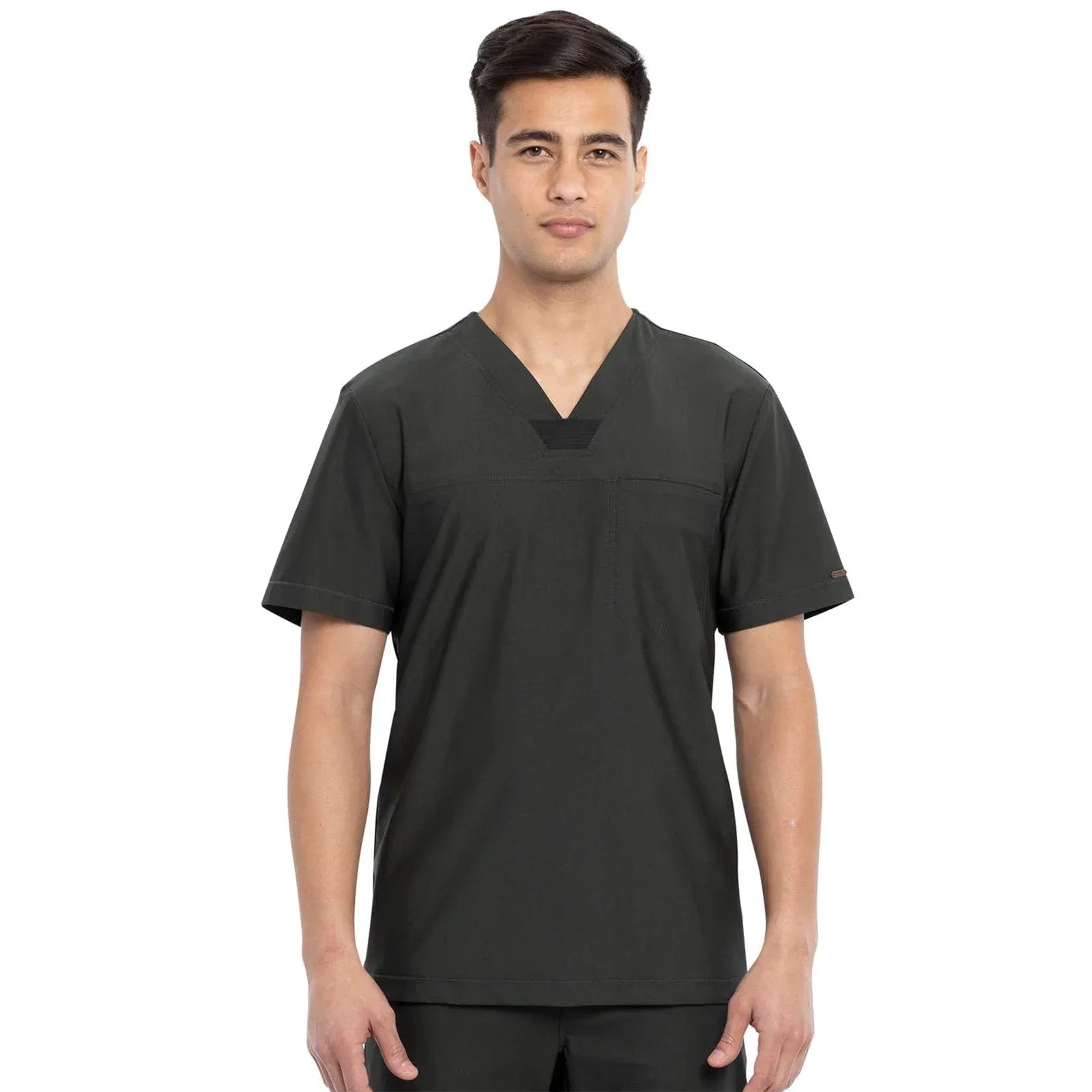 Form by Cherokee Scrub Tops Form by Cherokee Men's Scrubs Tuckable V-Neck Top Olive Branch