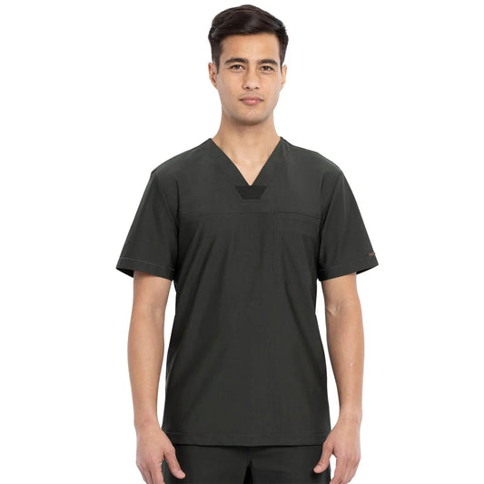 Form by Cherokee Scrub Tops Form by Cherokee Men's Scrubs Tuckable V-Neck Top Olive Branch