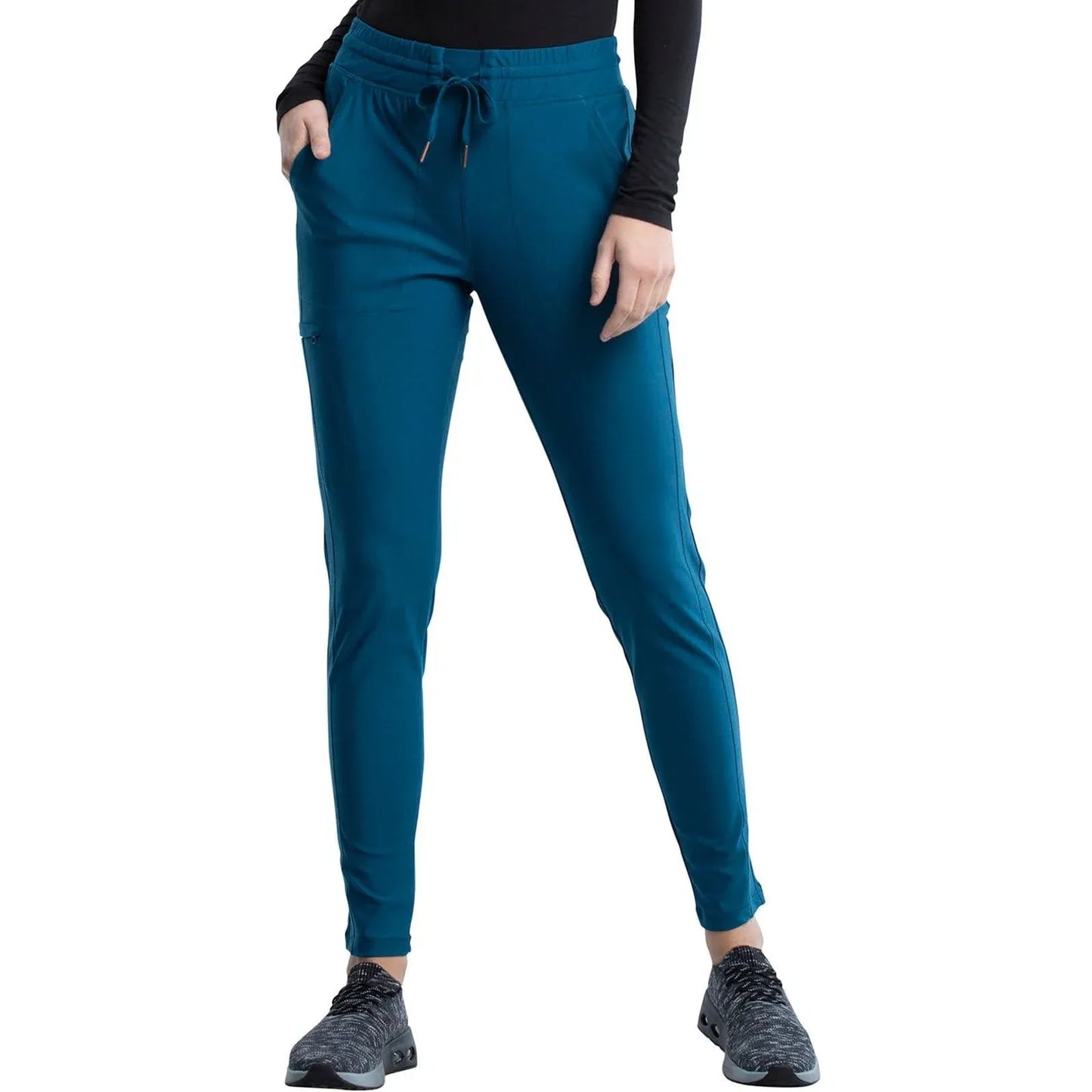 Form By Cherokee Scrub Pants Caribbean Blue / XXS Form by Cherokee Scrubs Tapered Leg Pant