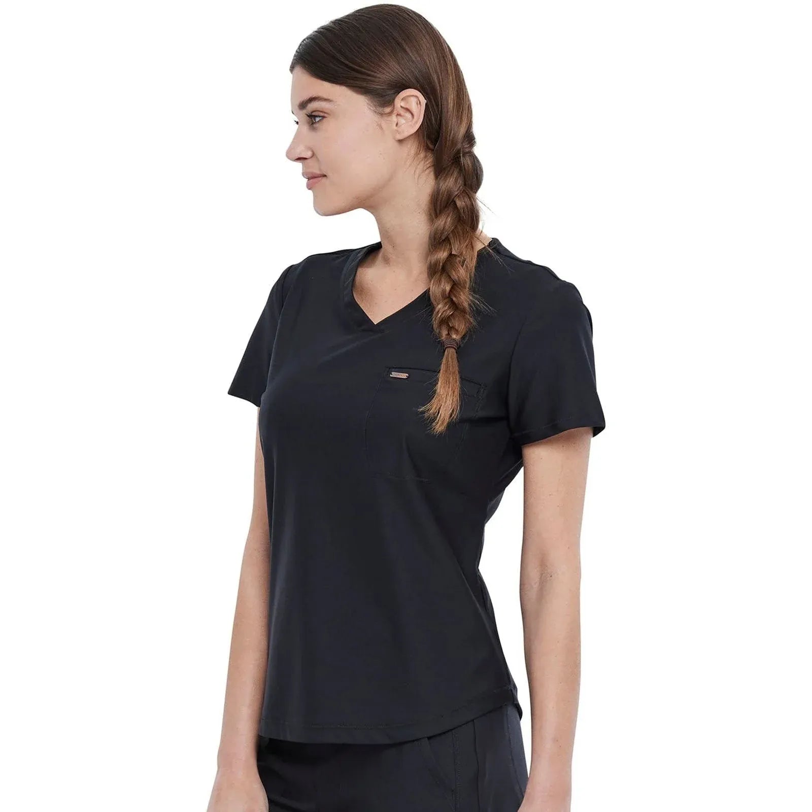 Form By Cherokee Scrub Tops Form by Cherokee Scrubs Tuckable V-Neck Top