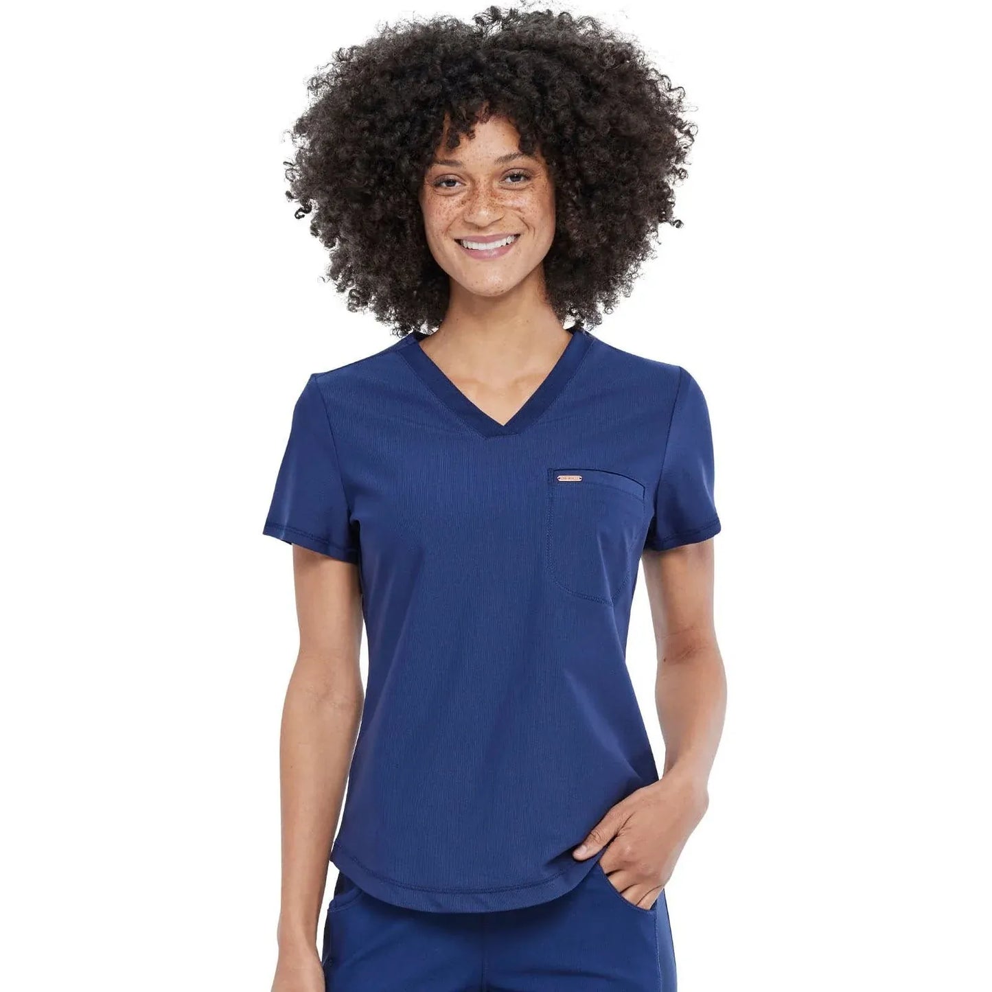 Form By Cherokee Scrub Tops Form by Cherokee Scrubs Tuckable V-Neck Top