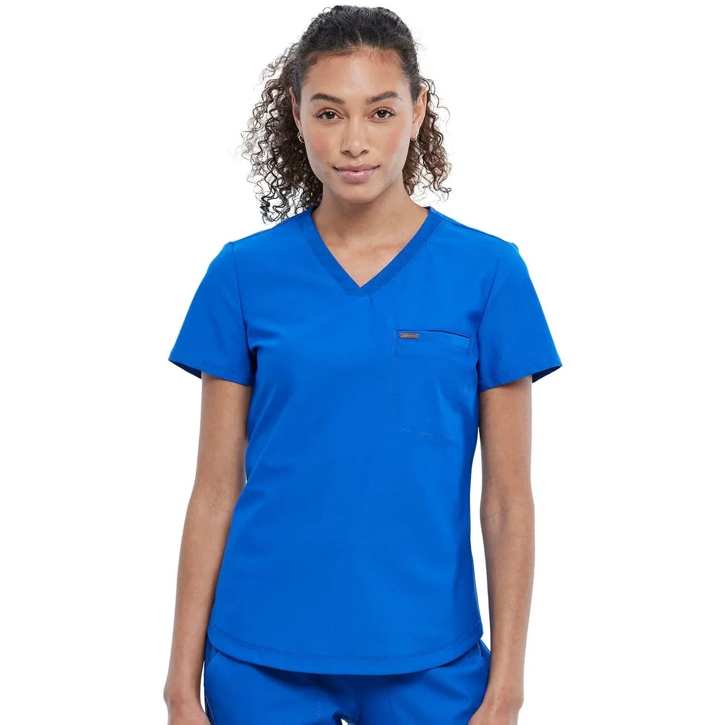 Form By Cherokee Scrub Tops Royal / XXS Form by Cherokee Scrubs Tuckable V-Neck Top