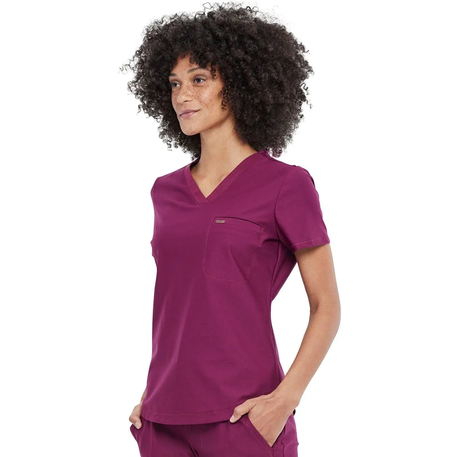 Form By Cherokee Scrub Tops Form by Cherokee Scrubs Tuckable V-Neck Top