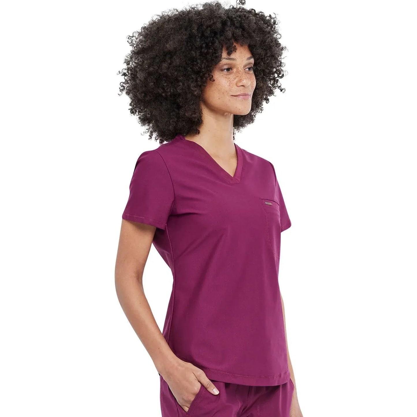 Form By Cherokee Scrub Tops Form by Cherokee Scrubs Tuckable V-Neck Top