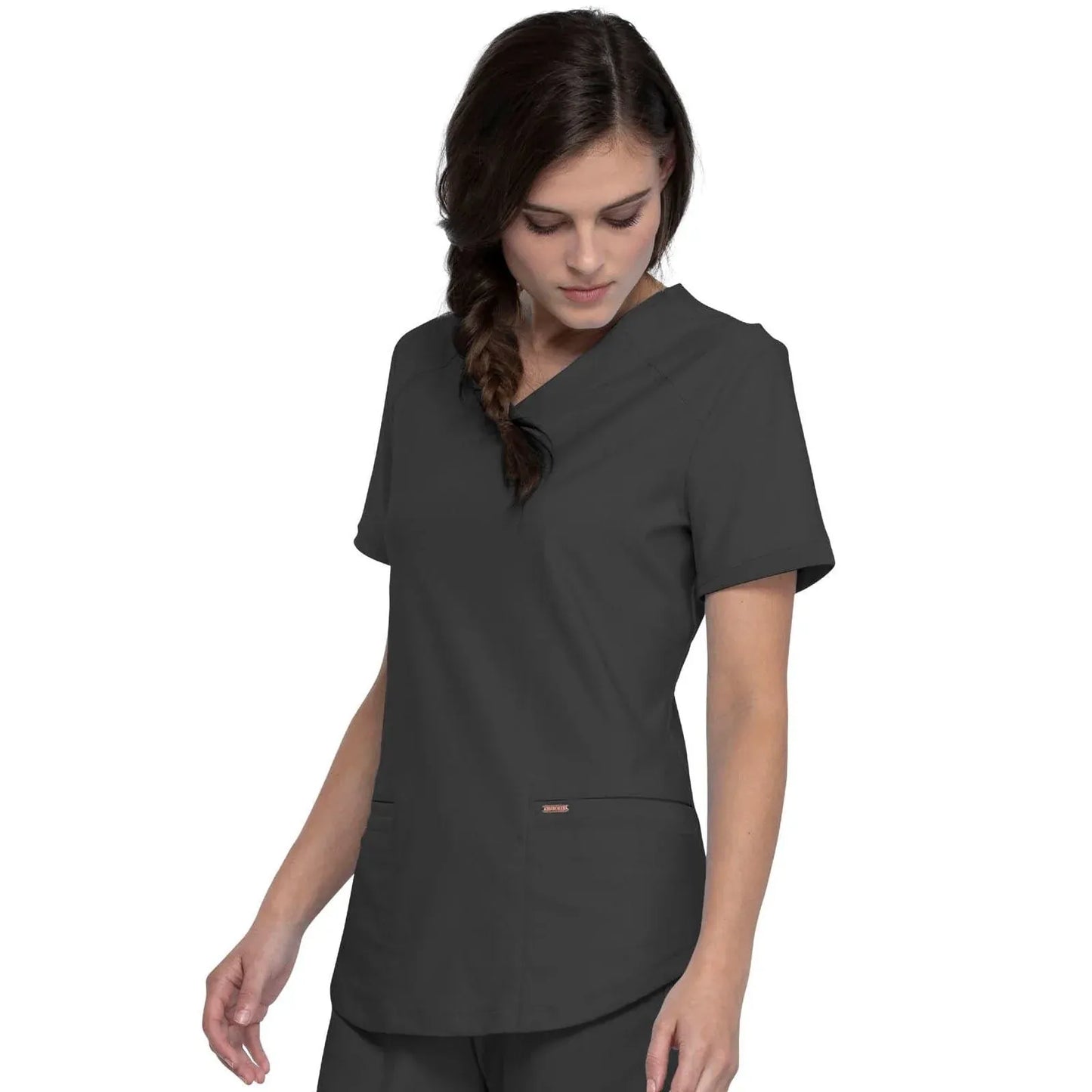 Form By Cherokee Scrub Tops Olive Branch / XXS Form by Cherokee Scrubs V-Neck Top