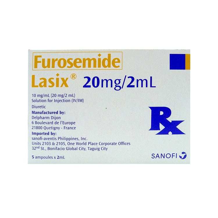Furosemide AFT 20mg 2mL Injection Ampoule 2