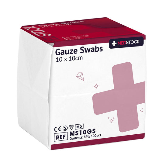 Gauze Swabs Non-Sterile 8-Ply 10cm x 10cm