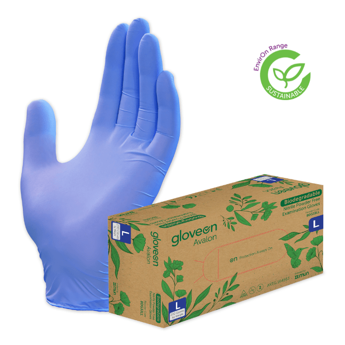 GloveOn Avalon Biodegradable Nitrile Exam Gloves