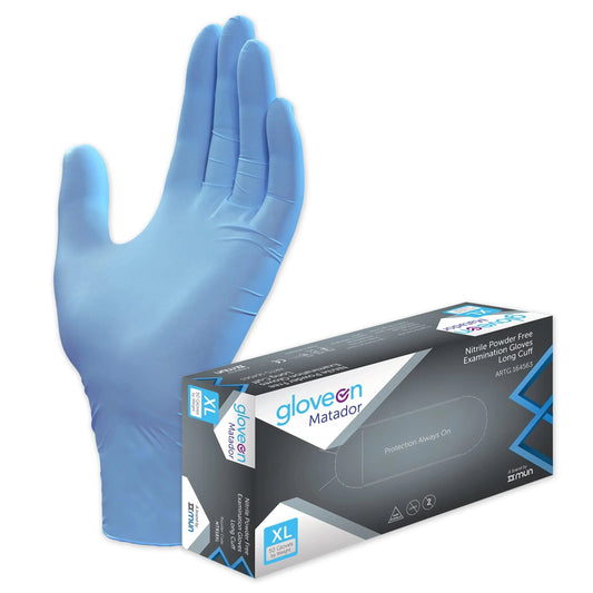GloveOn Matador Nitrile Exam Gloves Long Cuff