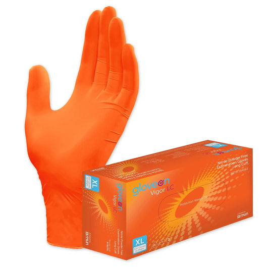 GloveOn Vigor LC Nitrile Exam Gloves Long Cuff