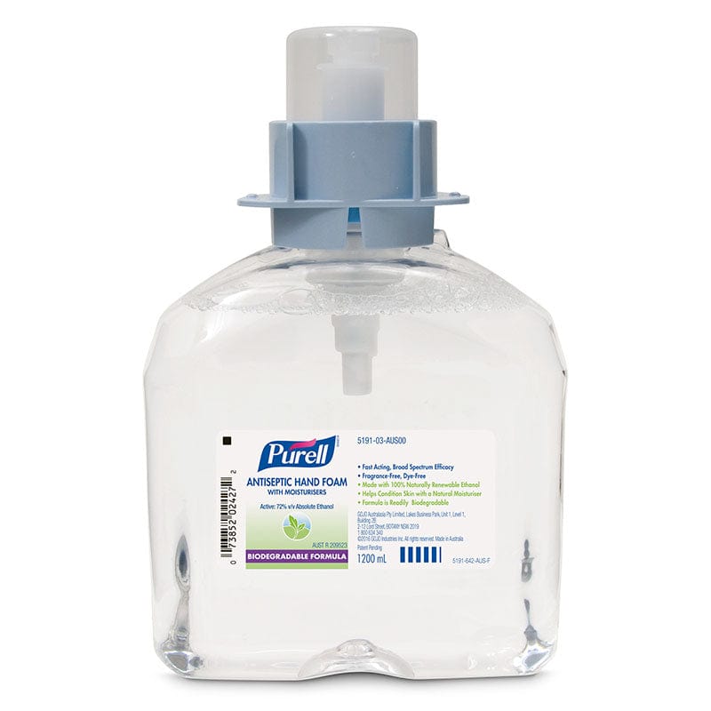Gojo Cleaning & Washroom Supplies Carton of 3 Gojo Antiseptic Hand Foam Fmx Refill 1200ml