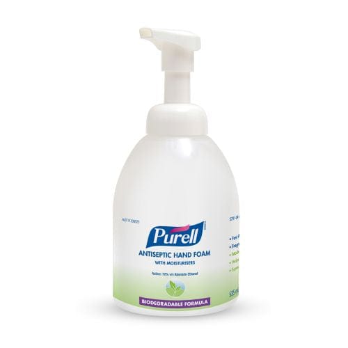 Purell Cleaning & Washroom Supplies Carton of 4 Gojo Purell Antiseptic Hand Foam 535ml Table Top Pump Bottle
