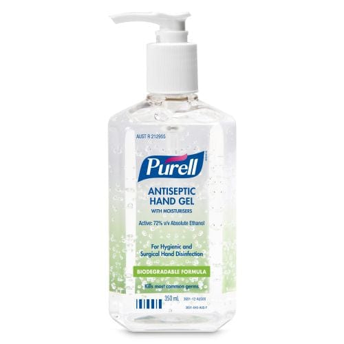 Purell Cleaning & Washroom Supplies Carton of 12 Gojo Purell Antiseptic Hand Gel 350ml Table Top Pump Bottle
